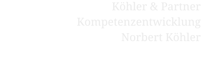 Köhler & Partner Kompetenzentwicklung Norbert Köhler